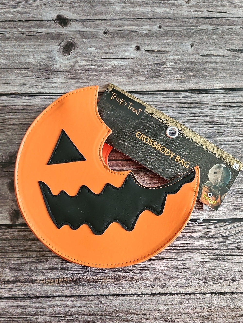 NWT Trick 'R Treat Orange Jack-o'-Lantern Crossbody Bag